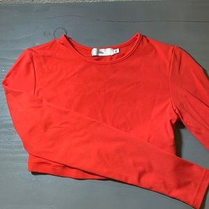 Adika Long Sleeve Crop Top